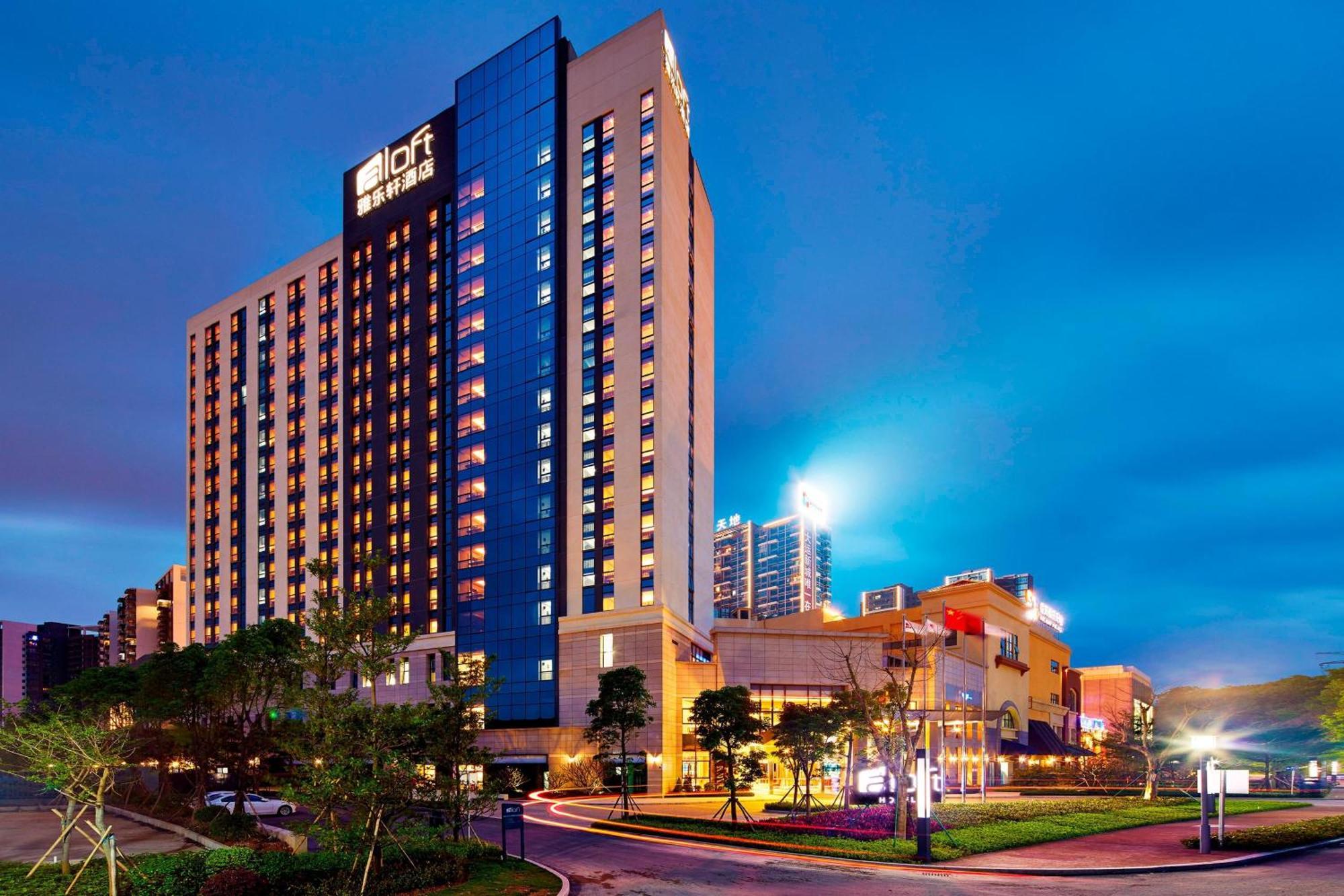 Aloft Dynamic Town Hotel Shenzhen Eksteriør billede