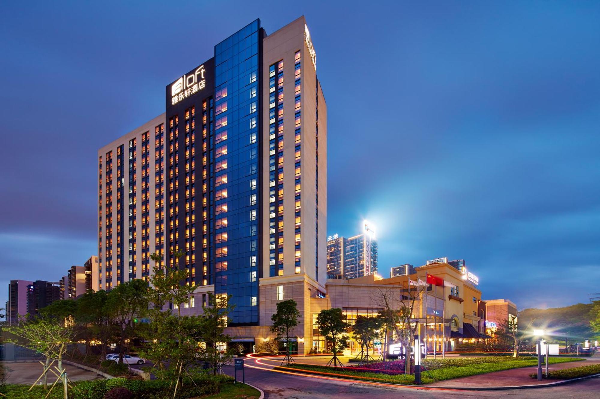 Aloft Dynamic Town Hotel Shenzhen Eksteriør billede